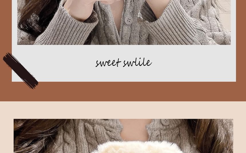 Phone Bow Chenille Case