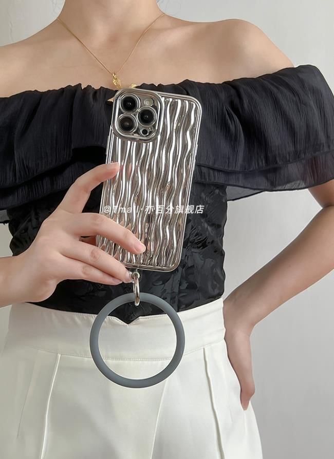 Charm Hoop Phone Case Textured