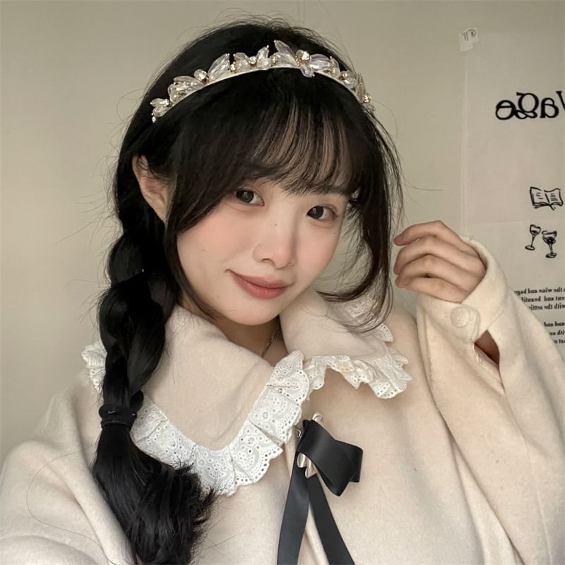 Faux Crystal Rhinestone Headband