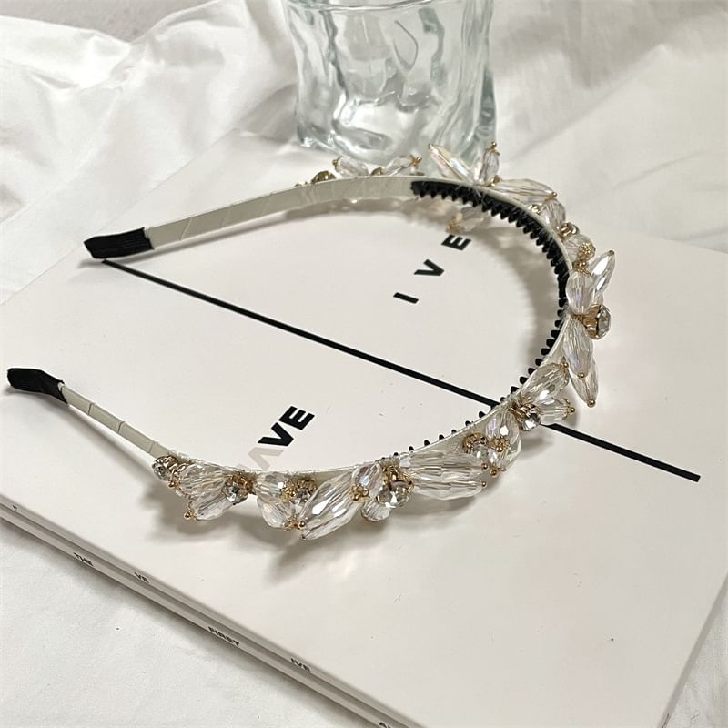 Faux Crystal Rhinestone Headband