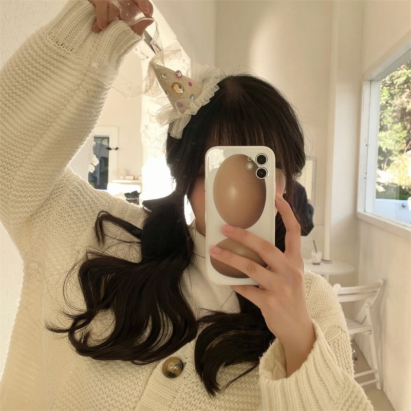 Clip Hair Hat Rhinestone Party Mesh