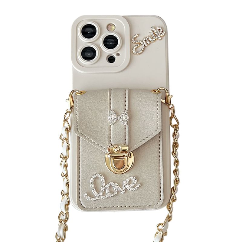 Lettering Case Phone Holder Card