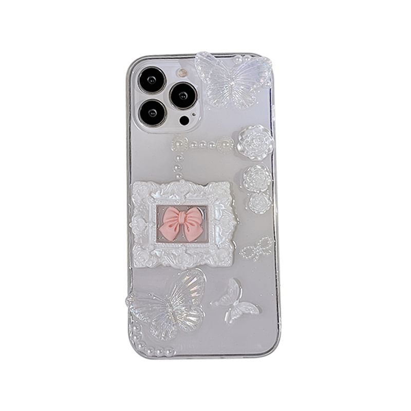 Case Phone Floral Bow