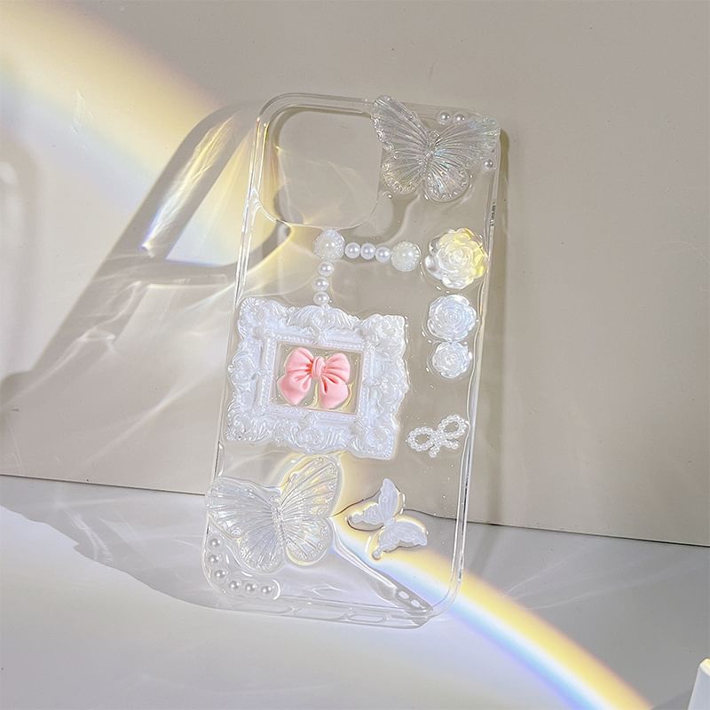 Case Phone Floral Bow