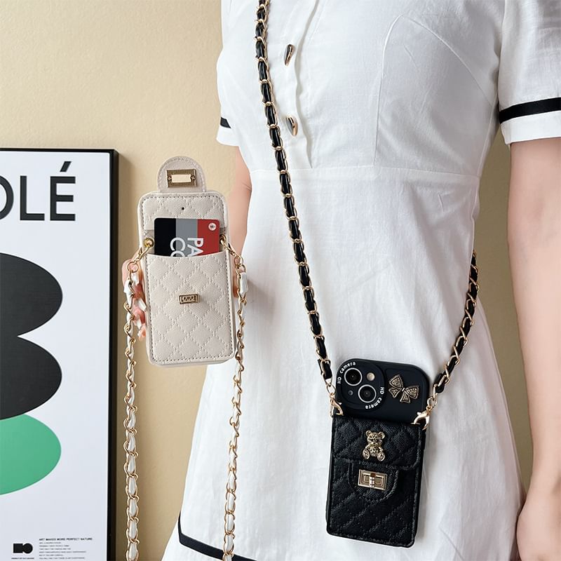 Card Bear Holder Case Phone