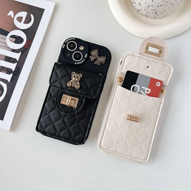 Phone Card Holder Bear Case