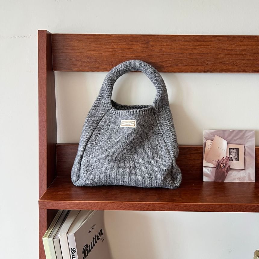 Plain Knit Bag Tote
