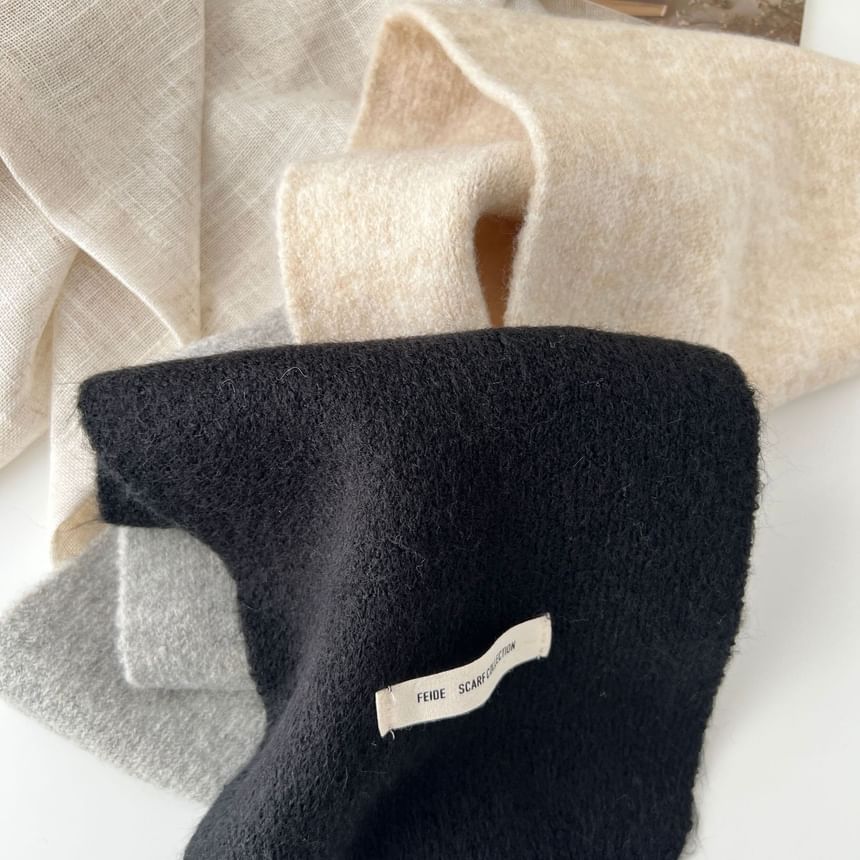 Block Knit Scarf Color