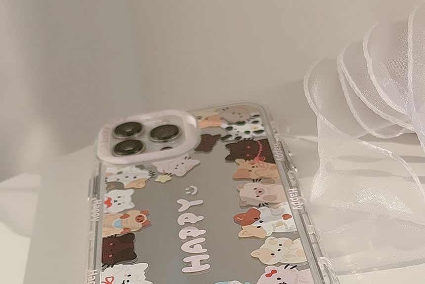 Cat Phone Case Mirrored