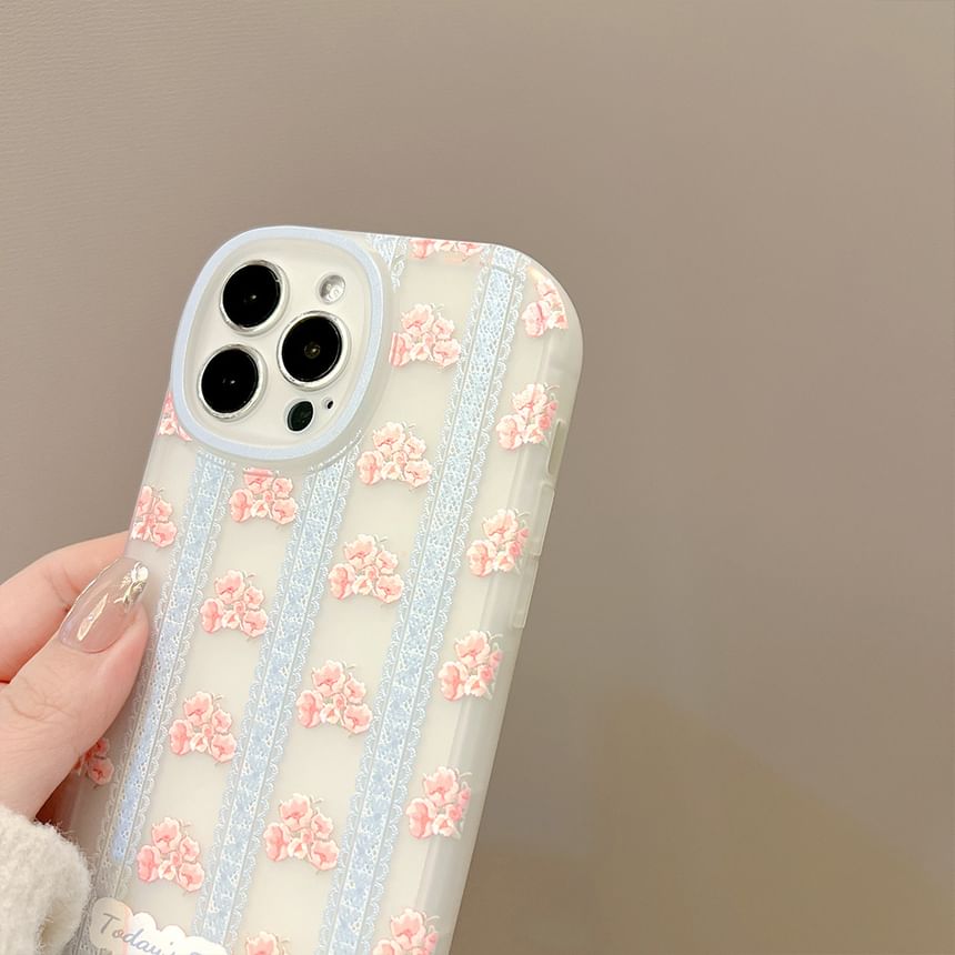 Phone Print Case Floral Lace
