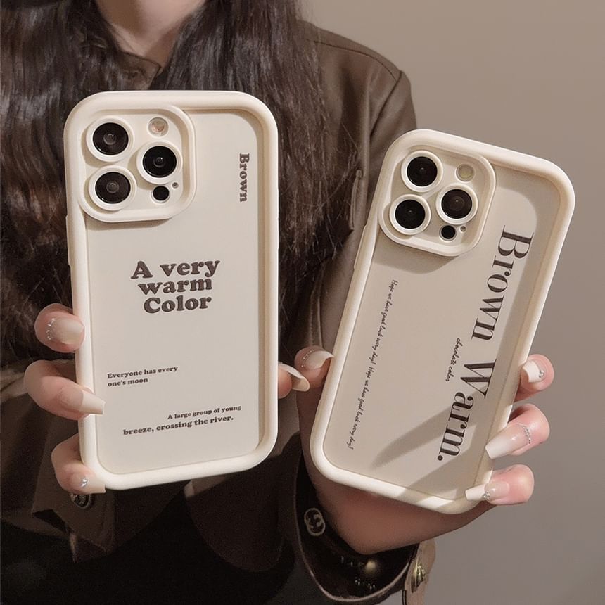 Lettering Case Phone