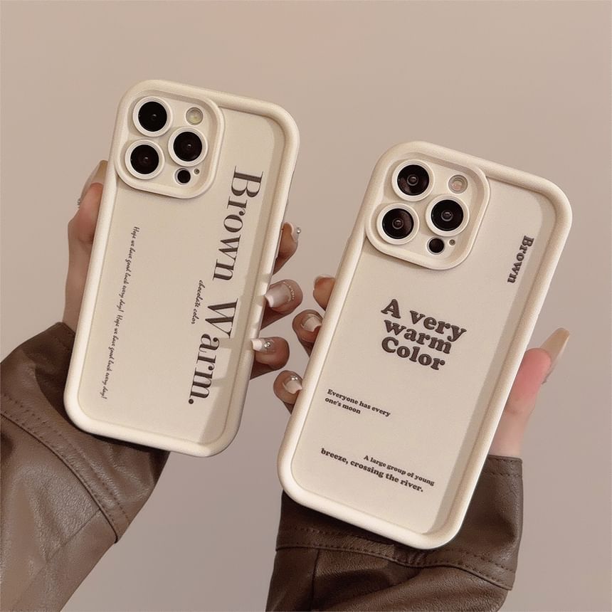 Lettering Case Phone