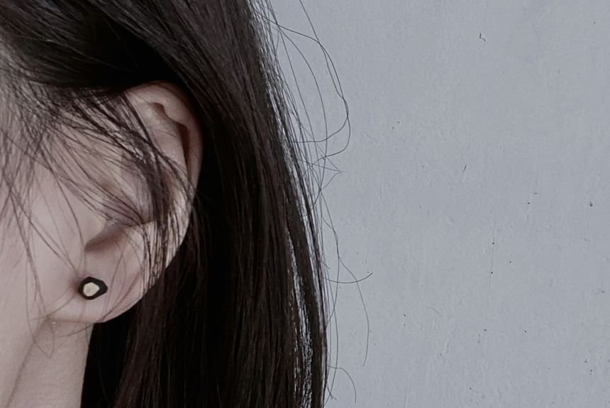 Earring Ceramic Stud Geometric