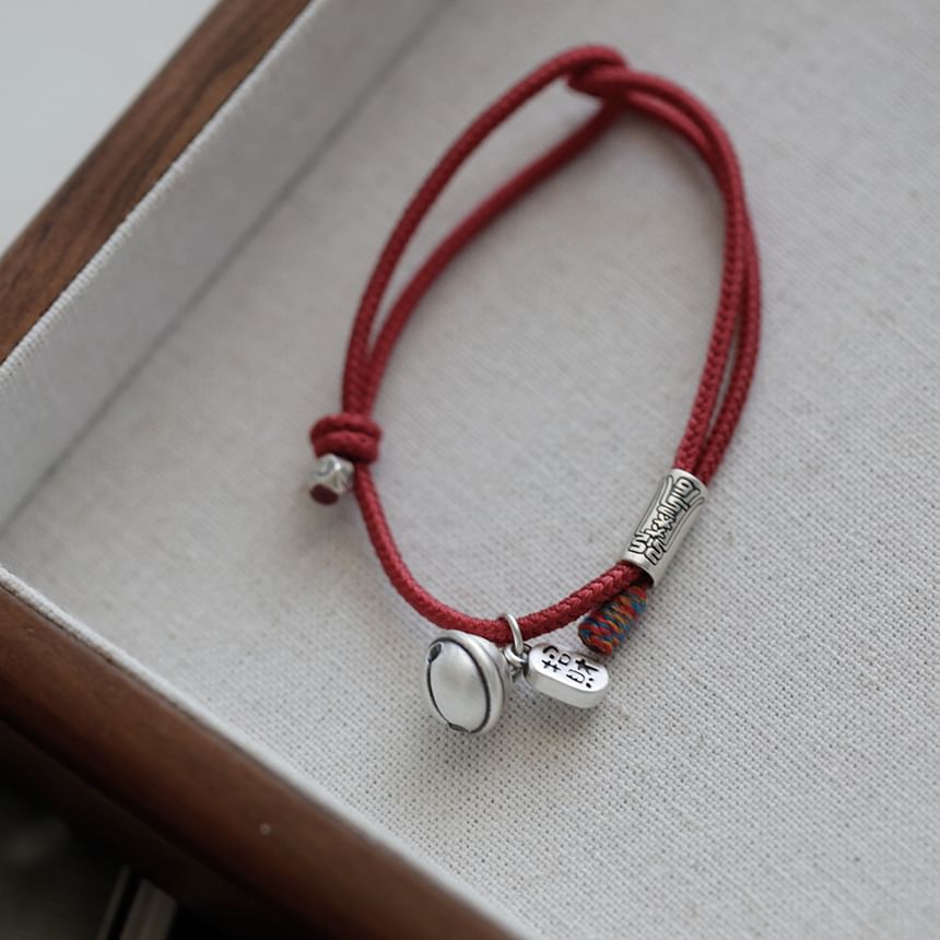 Silver Bracelet Bell String