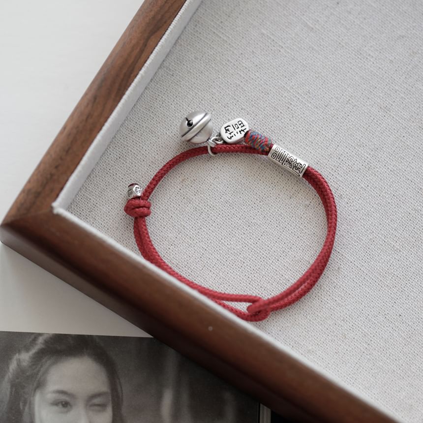 Silver Bracelet Bell String