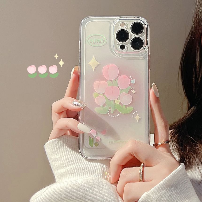 Phone Tulip Holographic Case