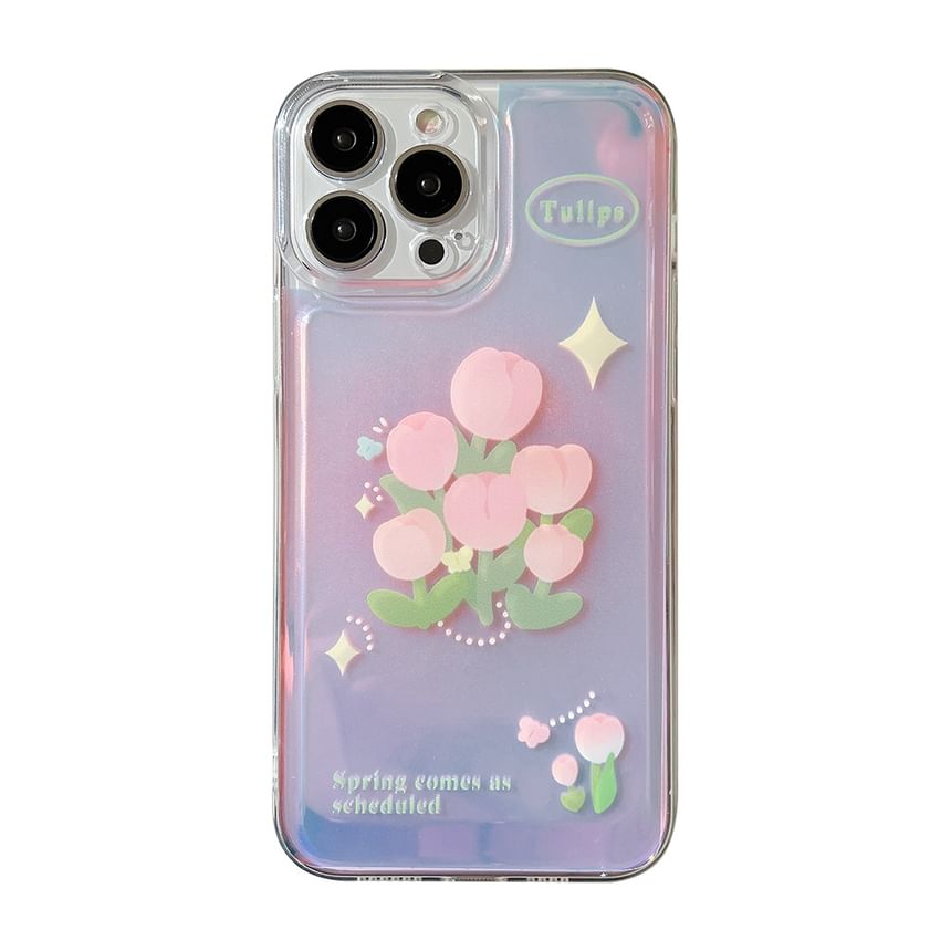 Phone Tulip Holographic Case