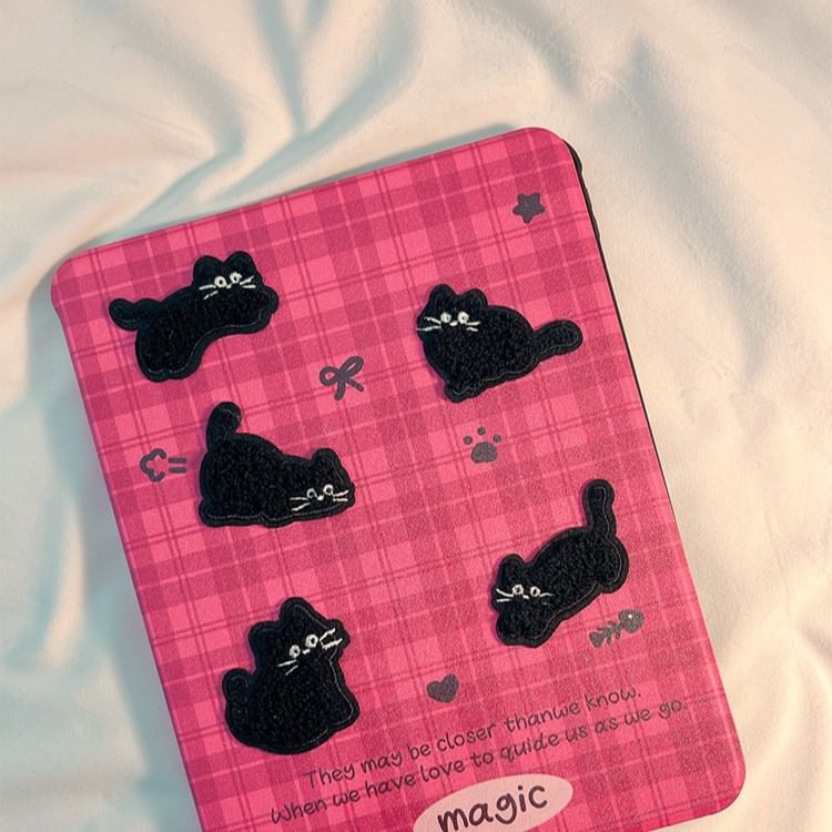 Cat Plaid iPad Case