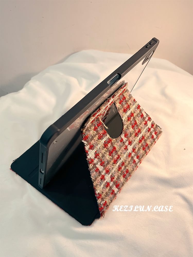Plaid Case Knit iPad