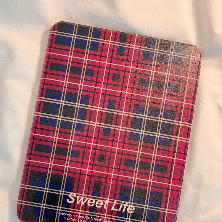 Plaid Case iPad