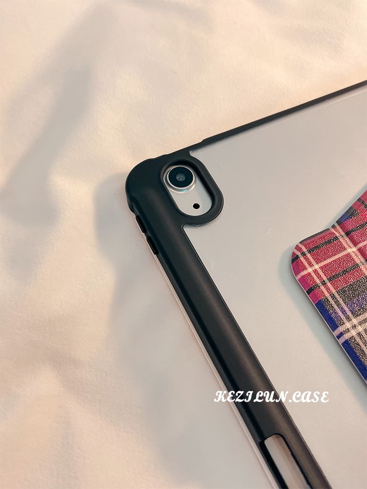 Plaid Case iPad