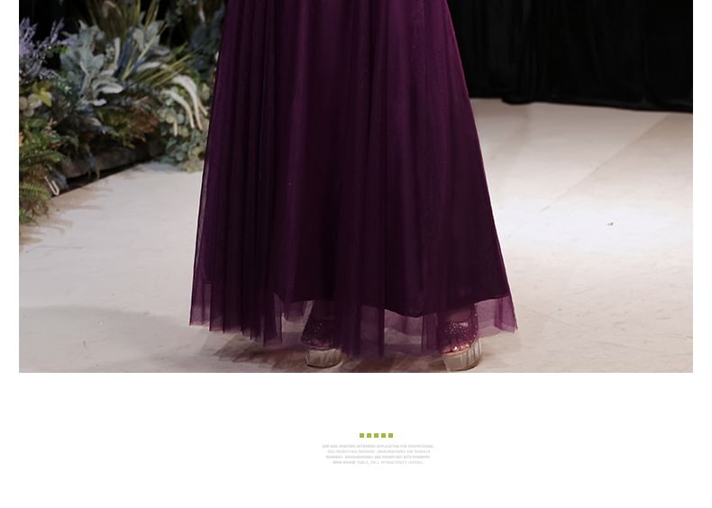 Boatneck Plus Lace A-Line Size Gown Elbow-Sleeve Evening