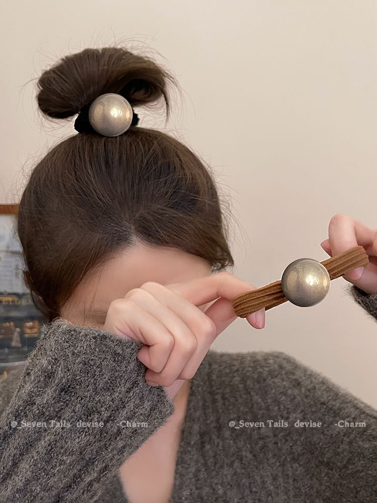 Faux / Set Tie Hair Pearl