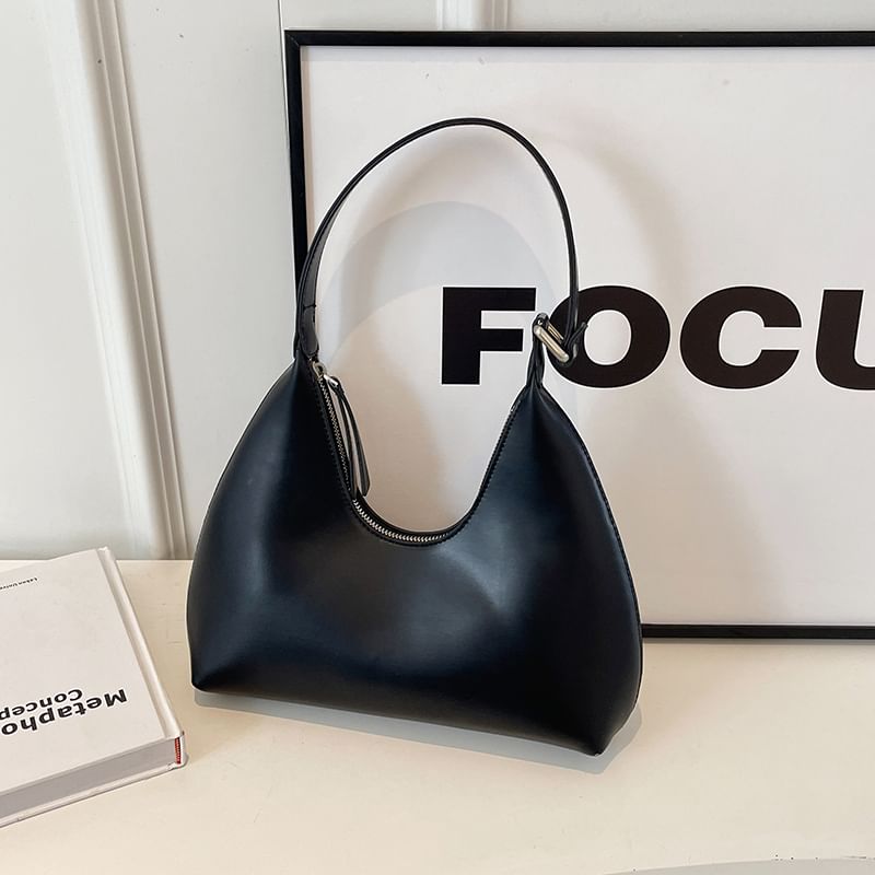 Leather Shoulder Faux Bag