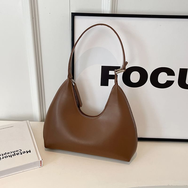 Leather Shoulder Faux Bag