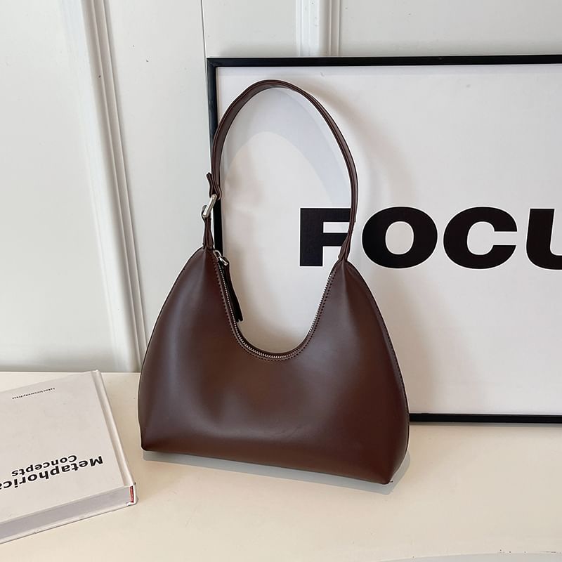 Leather Shoulder Faux Bag
