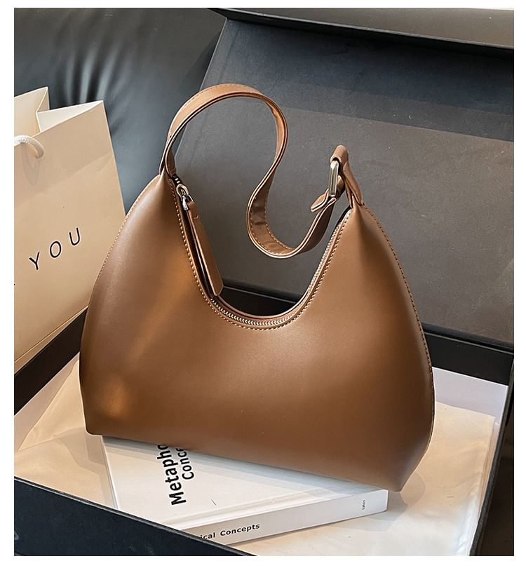 Leather Shoulder Faux Bag