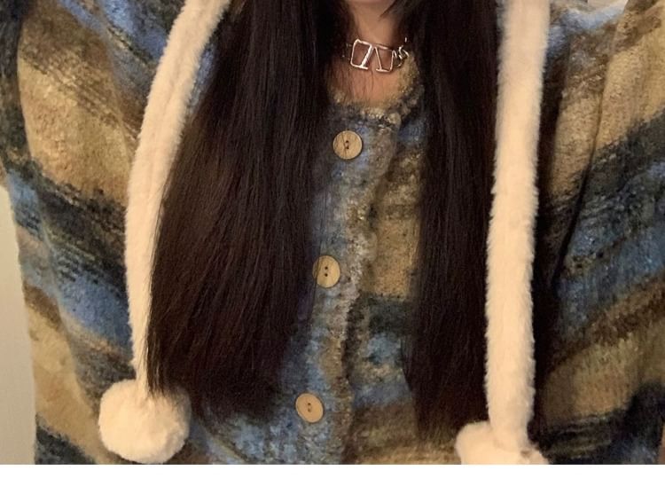 Bear Chenille Trapper Hat Ear