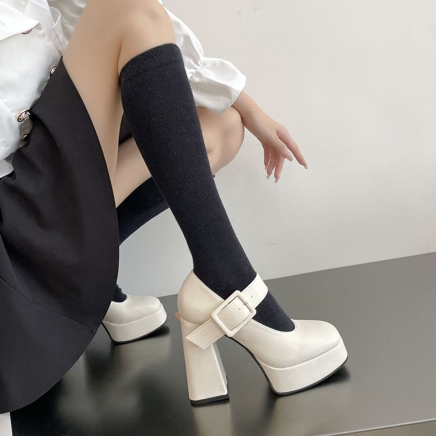 Mary High Heel Jane Pumps