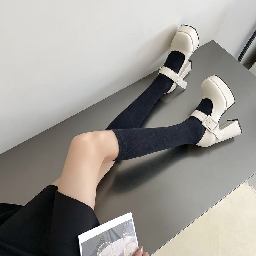 Mary High Heel Jane Pumps