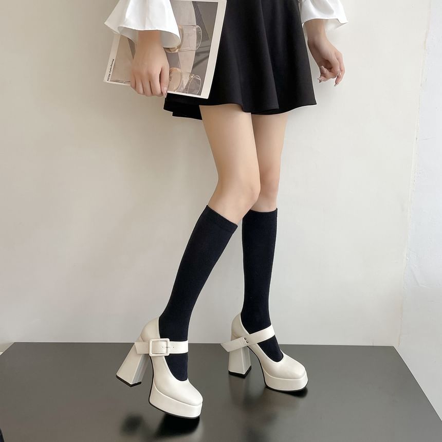 Mary High Heel Jane Pumps