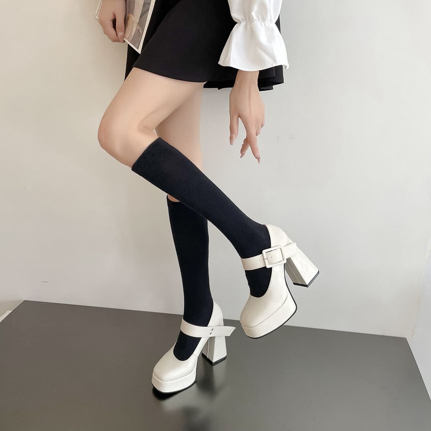 Mary High Heel Jane Pumps