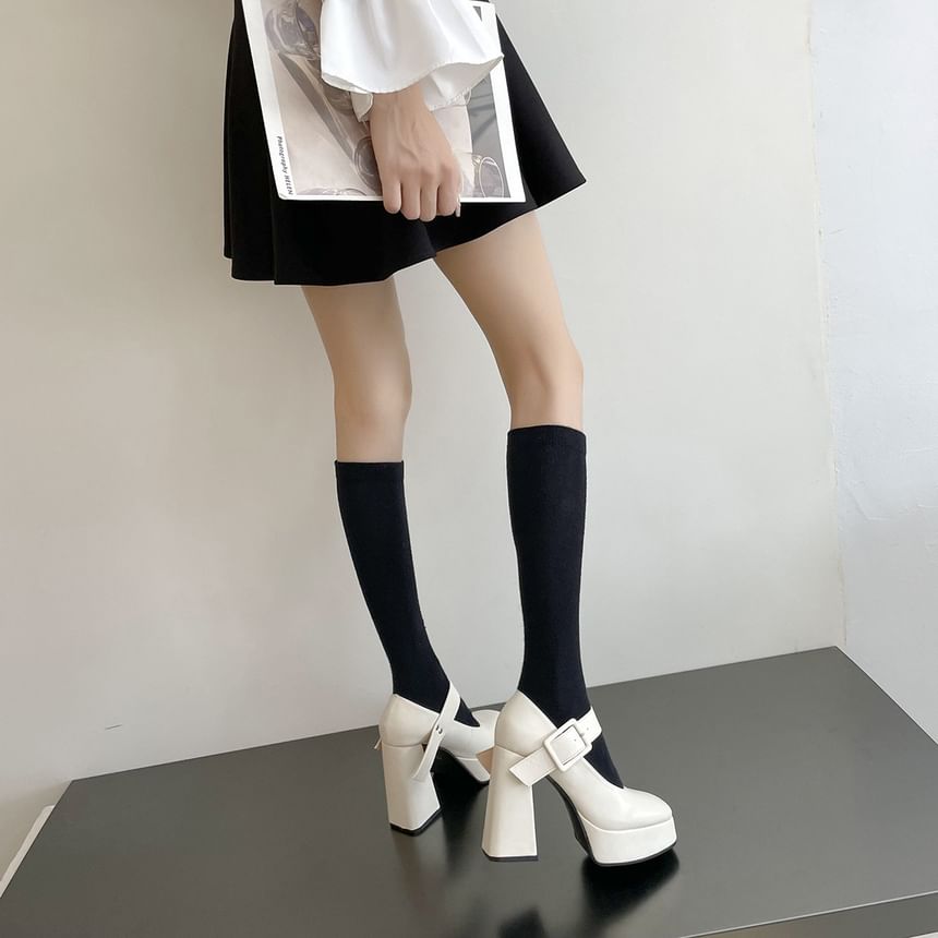 Mary High Heel Jane Pumps