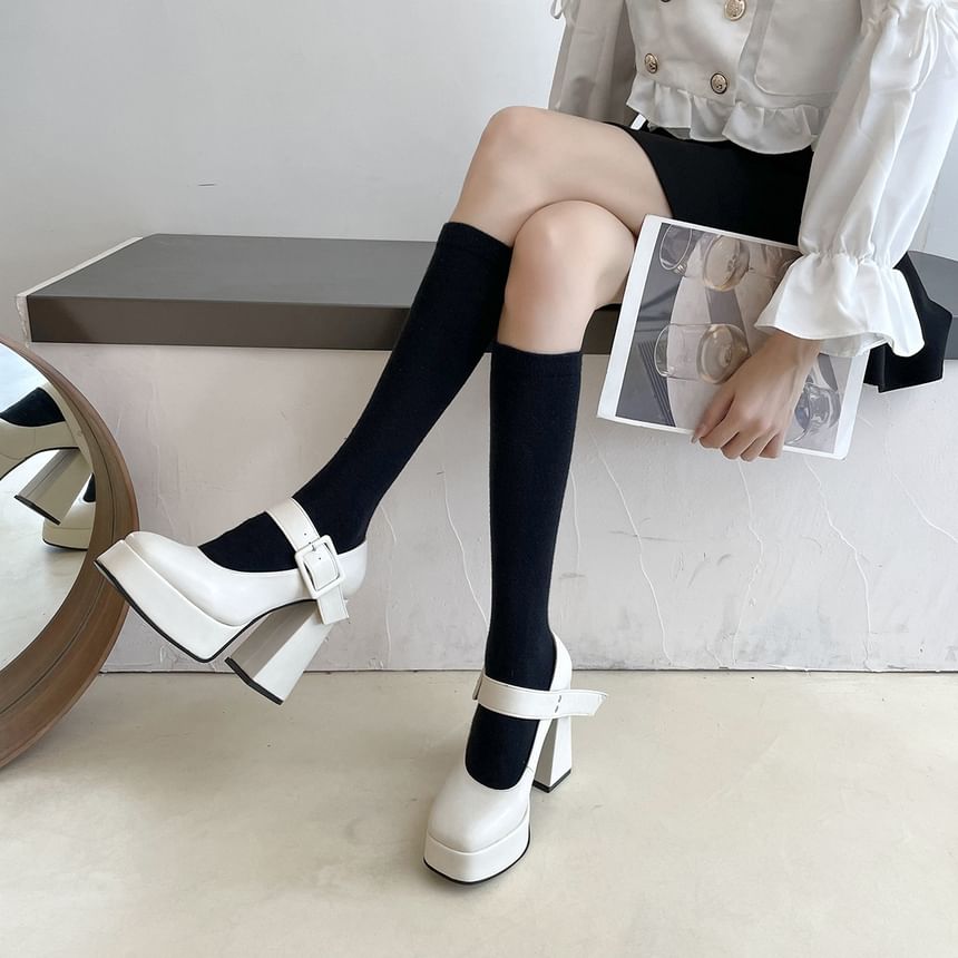 Mary High Heel Jane Pumps
