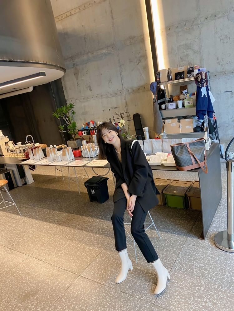 Heel High Short Lined Fleece Boots