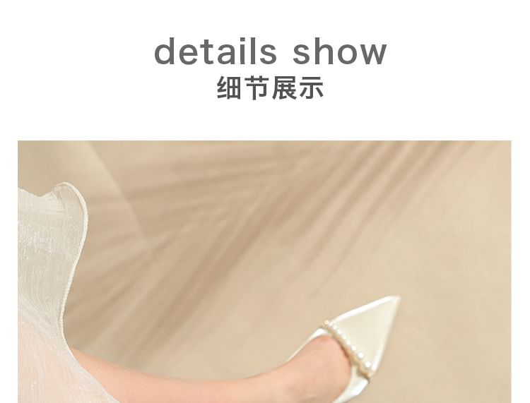 Heel High Pumps Pointy