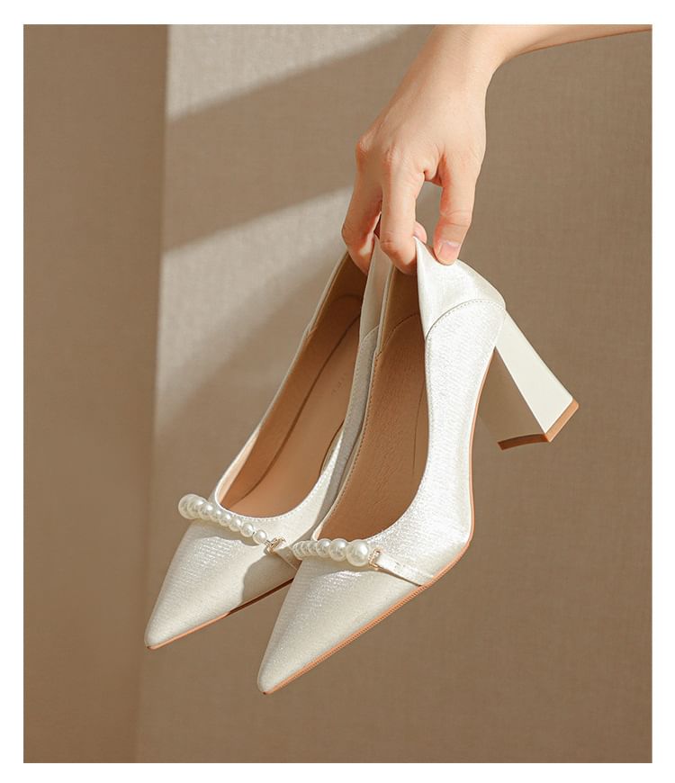 Heel High Pumps Pointy