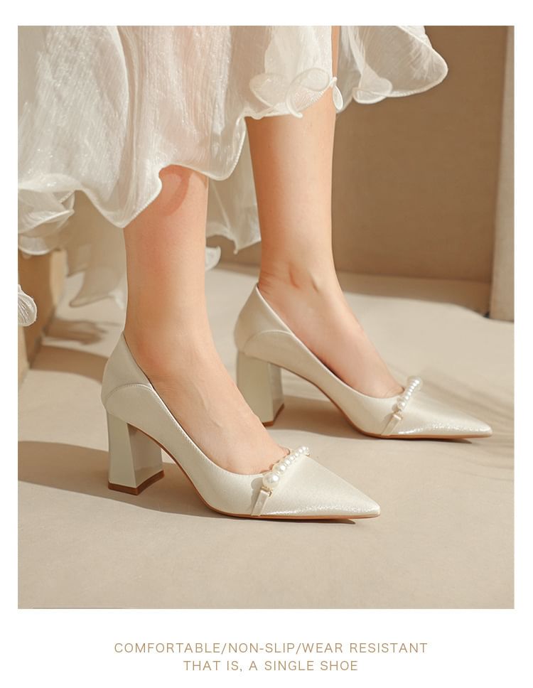 Heel High Pumps Pointy