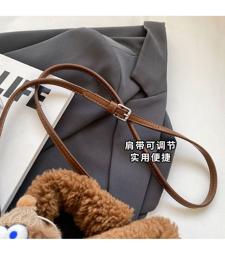 Crossbody Charm Set Bag Faux / Shearling