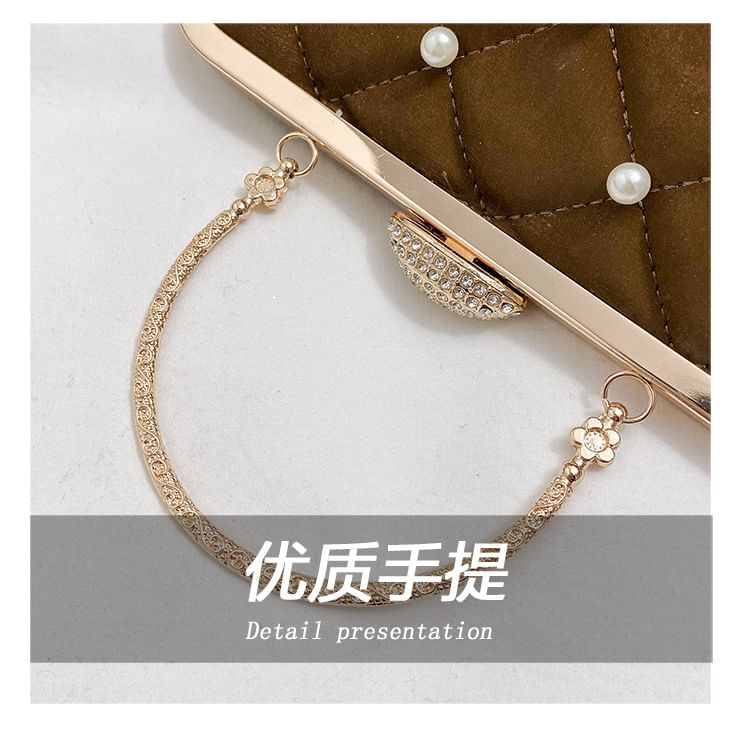 Strap Faux Pearl Chain Bag Crossbody