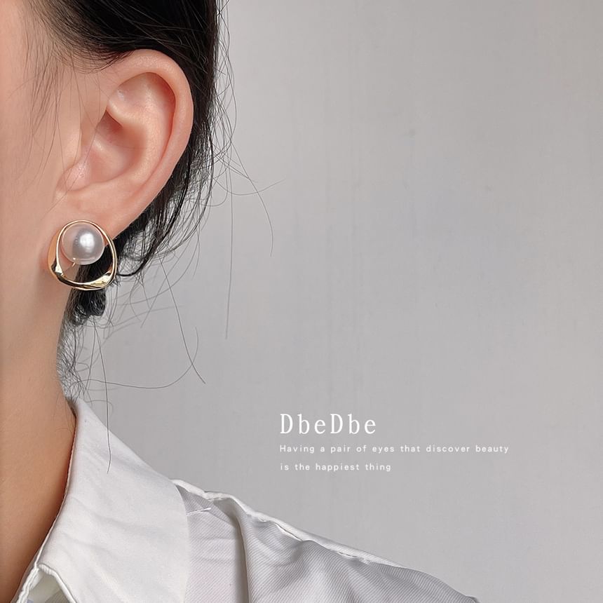 Ear Hoop Alloy Cuff Pearl Faux