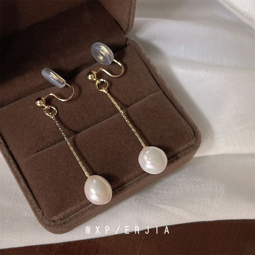 Applique Alloy Dangle Ear Cuff