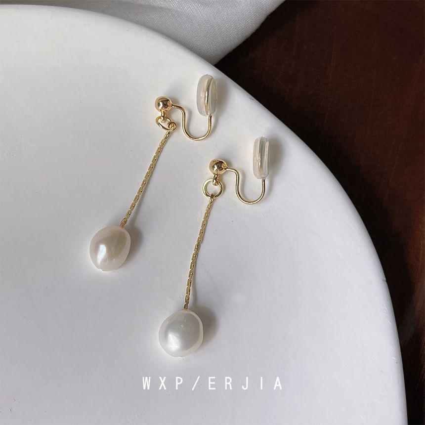 Applique Alloy Dangle Ear Cuff