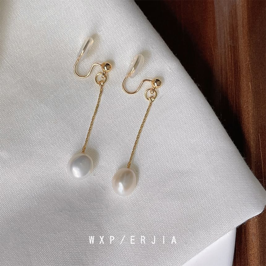 Applique Alloy Dangle Ear Cuff