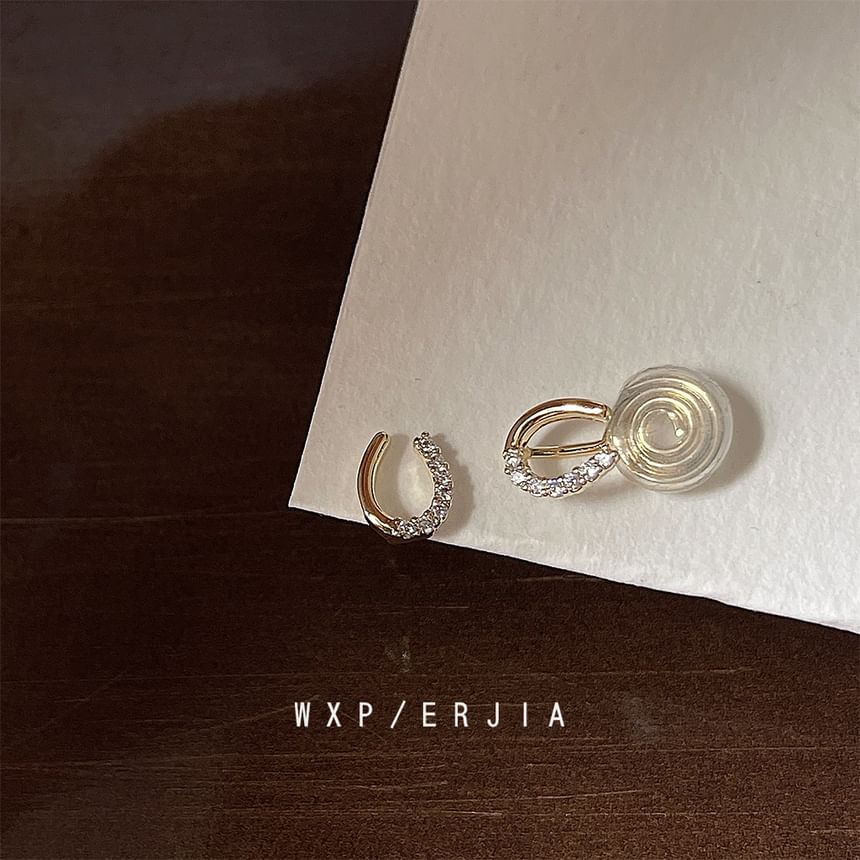 Alloy Cuff Rhinestone Ear
