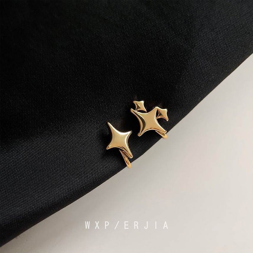 Ear Alloy Star Asymmetrical Cuff